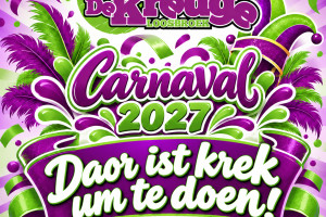Carnavalsmotto 2027: Daor is ut krek um te doen!